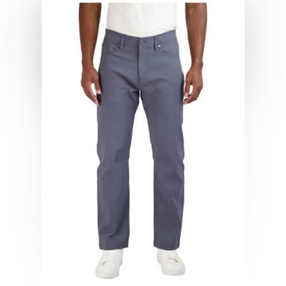 Gerry Men's Relaxed Fit Comfort Stretch Venture Commuter Pants in Blue 36x30 - Picture 1 of 4
